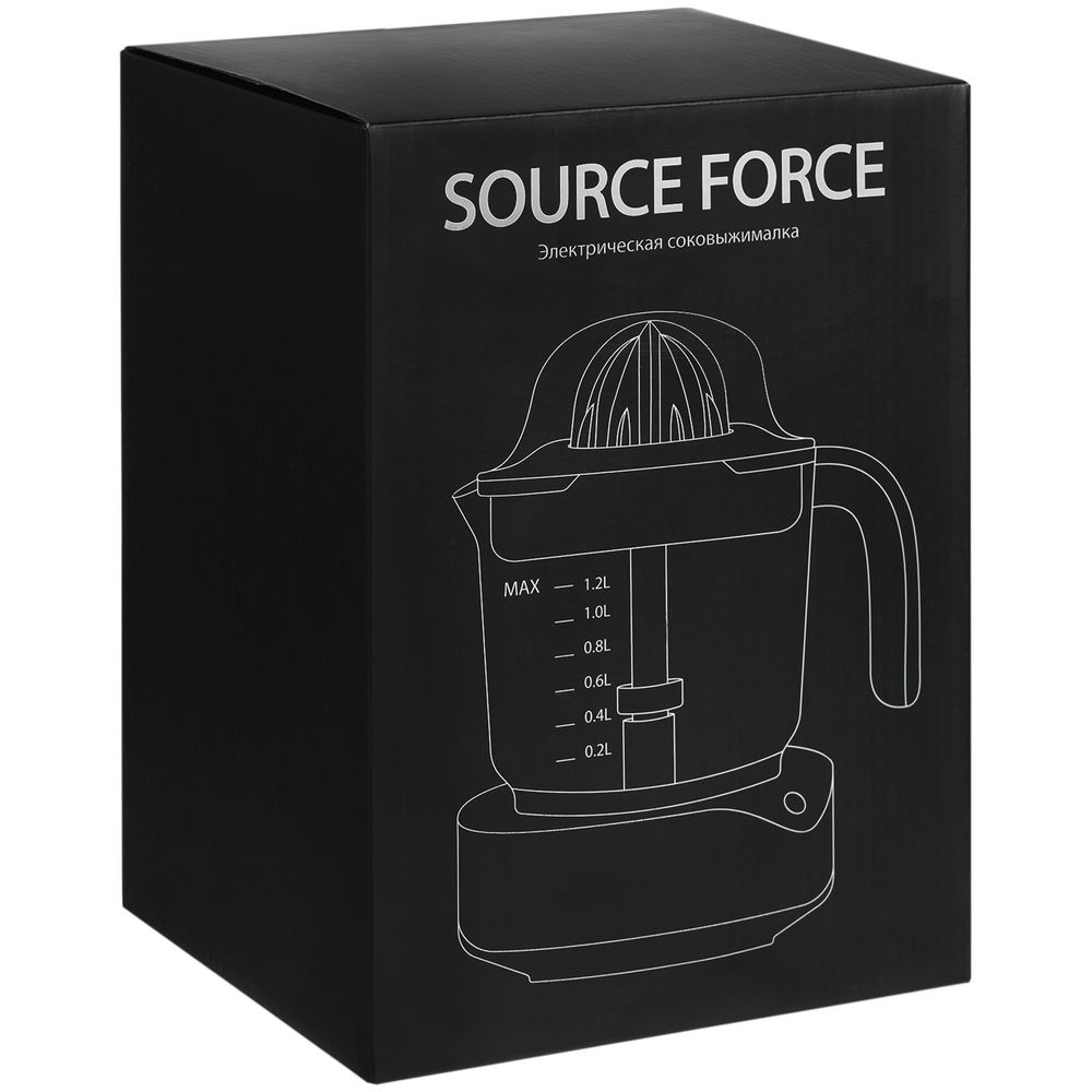 Электрическая соковыжималка для цитрусовых Source Force, серебристо-черная_3