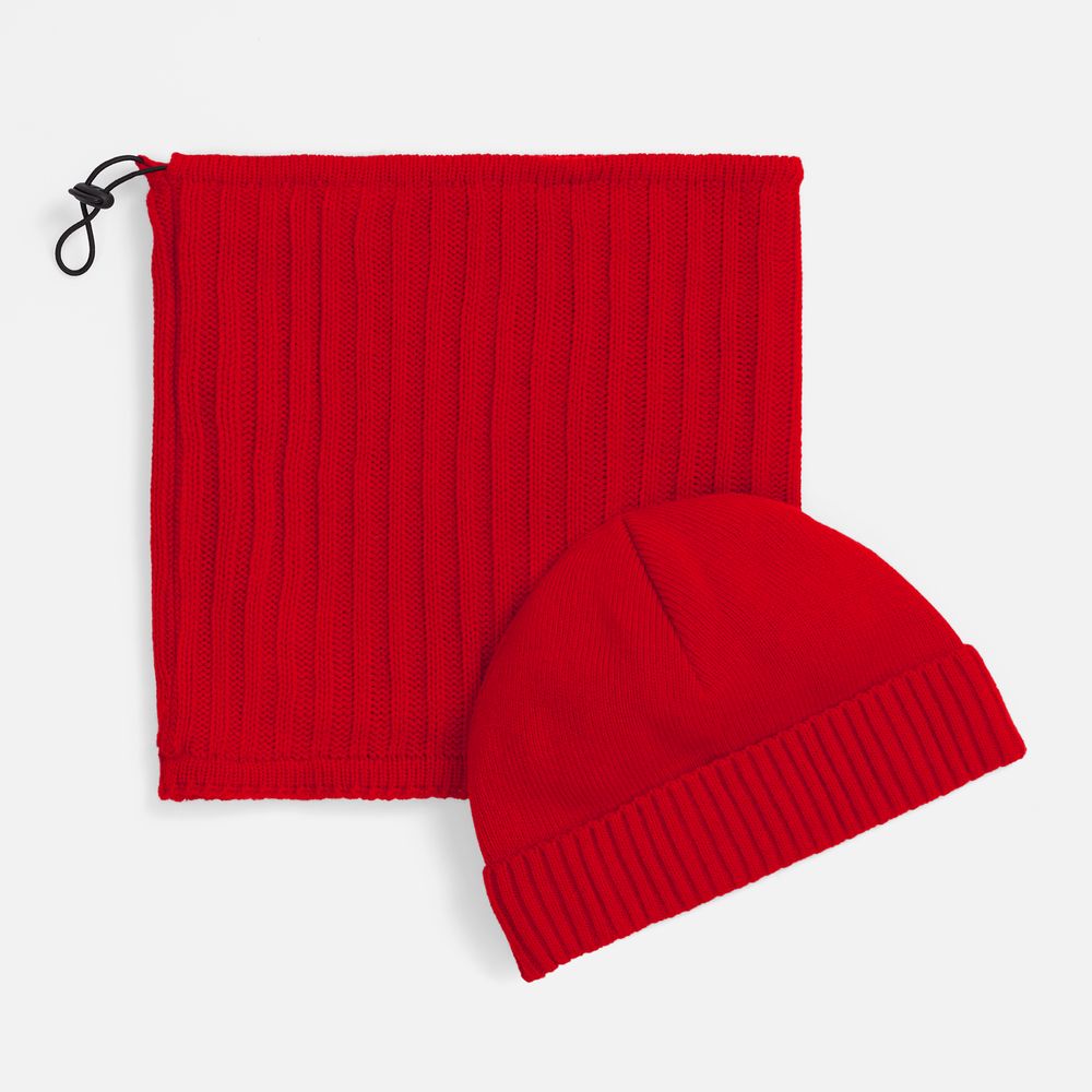 Шапка ComFleece, красная_1