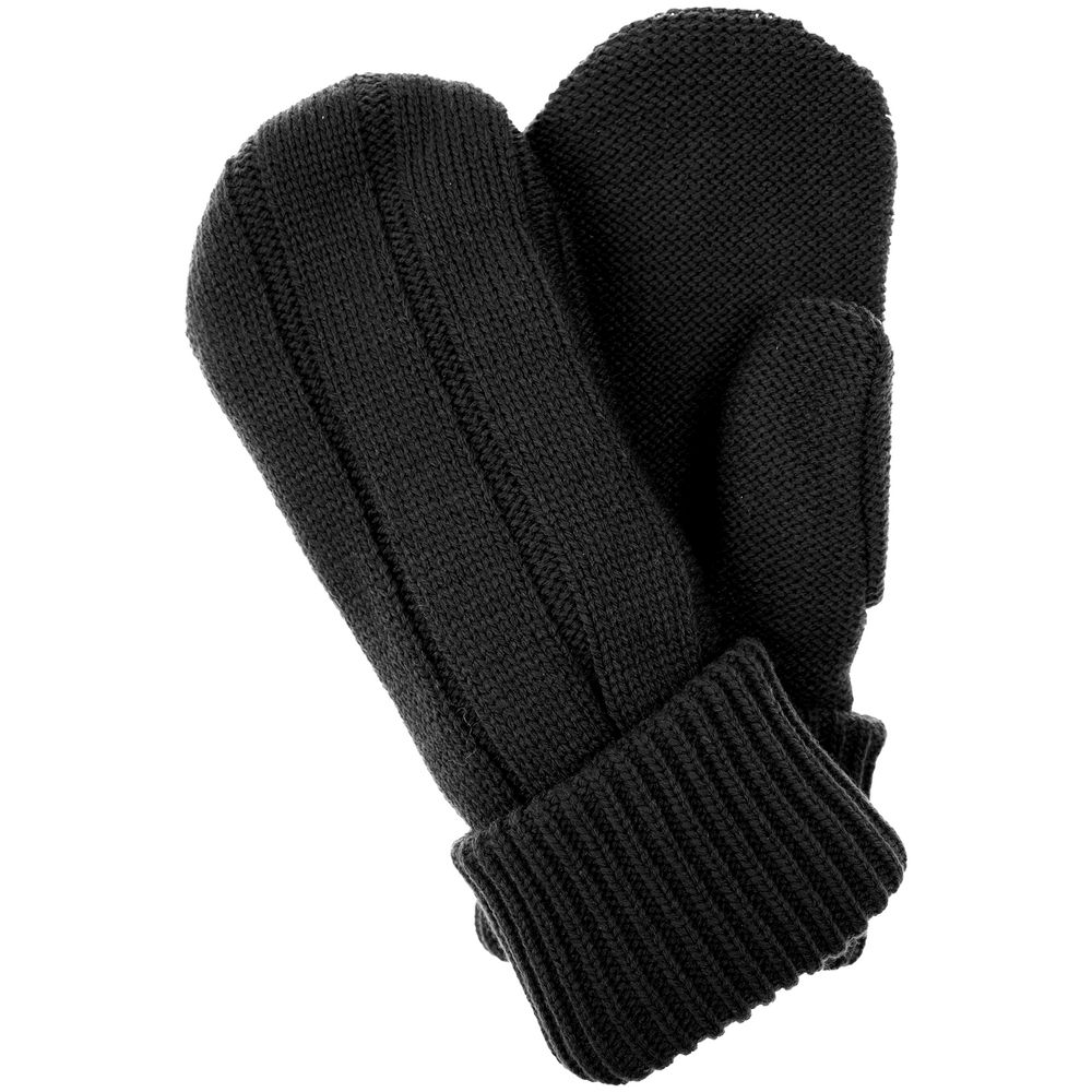 Варежки Knit Beat, черные_0
