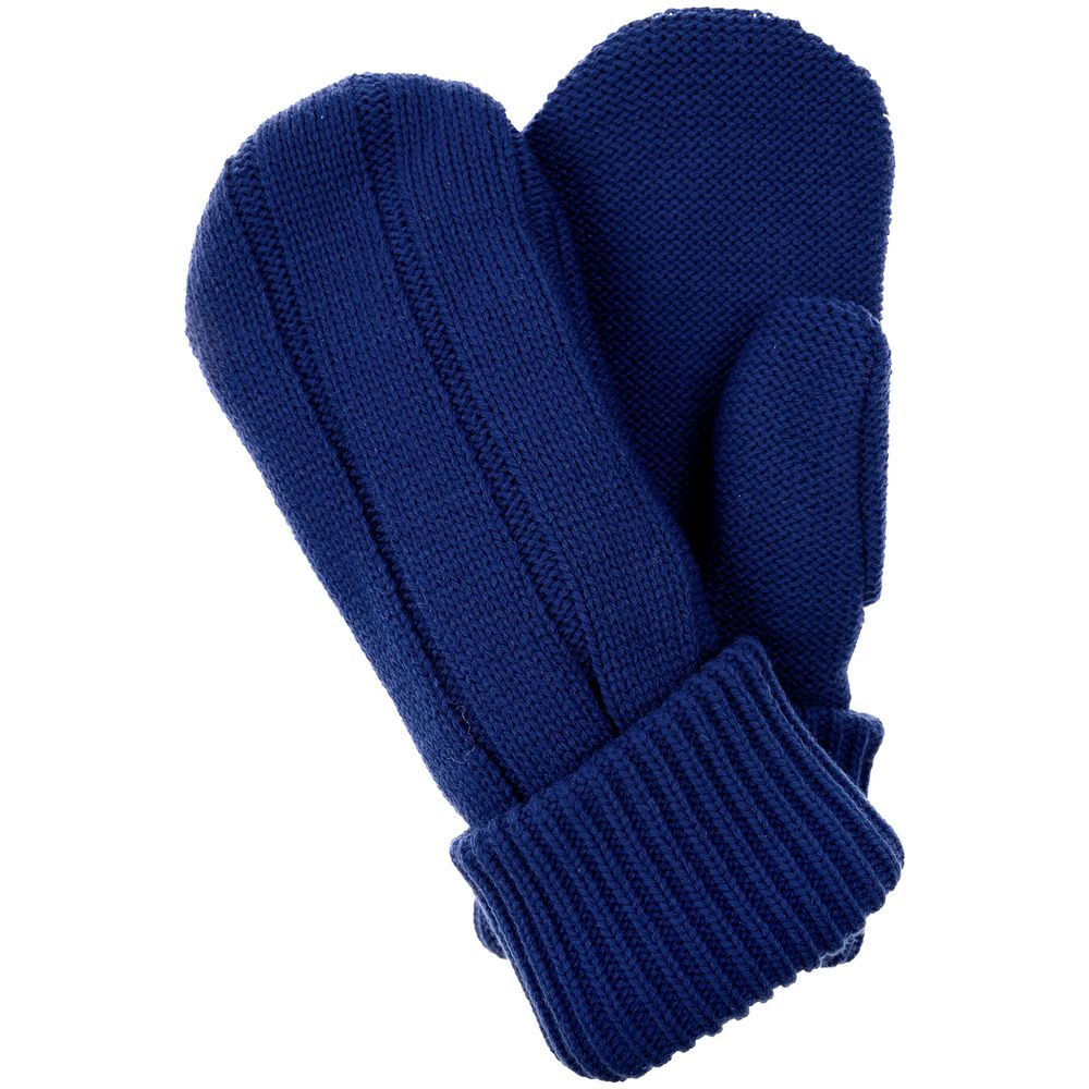 Варежки Knit Beat, темно-синие_0