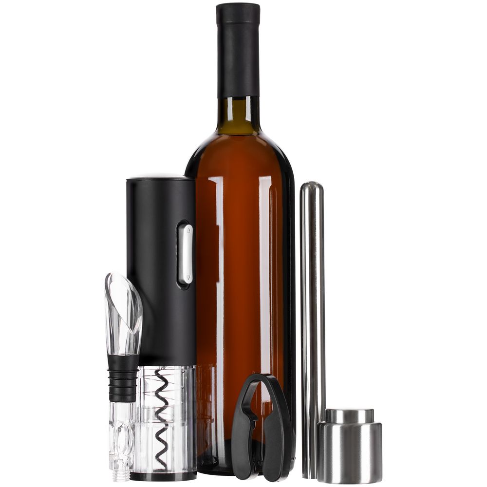 Винный набор Wine Diesel, черный_2