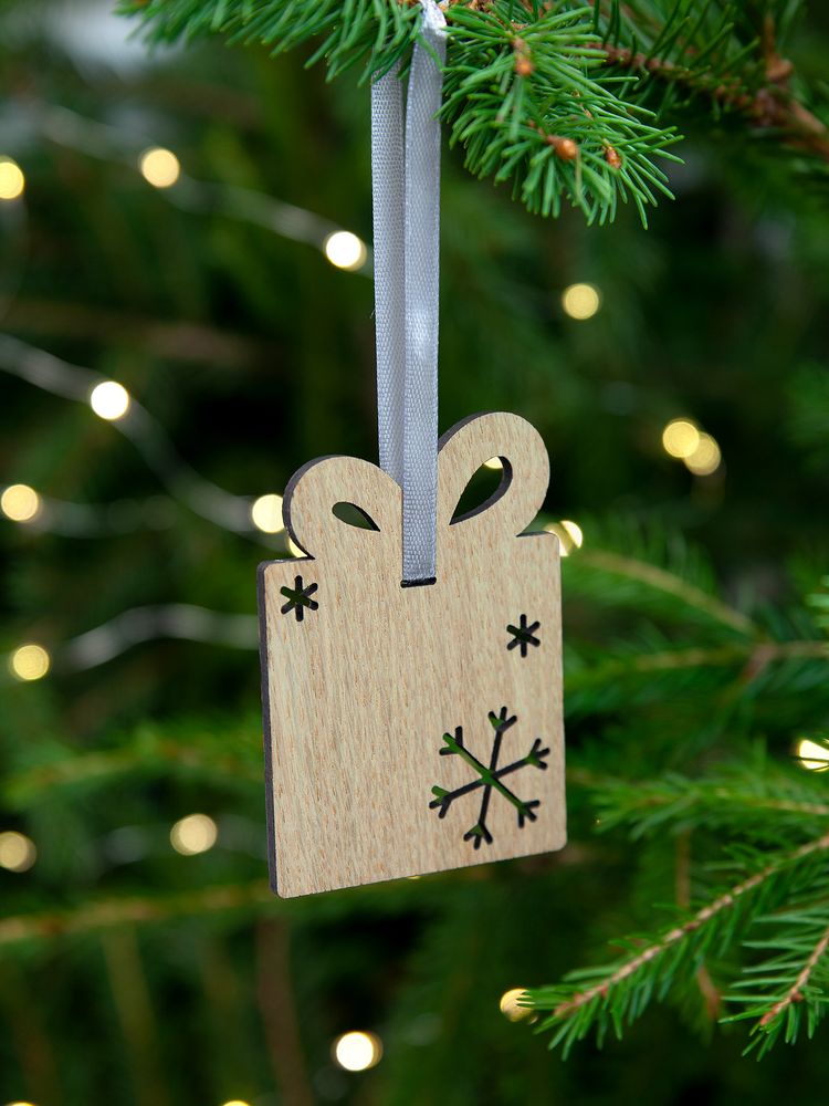Деревянная подвеска Christmate, подарок_2