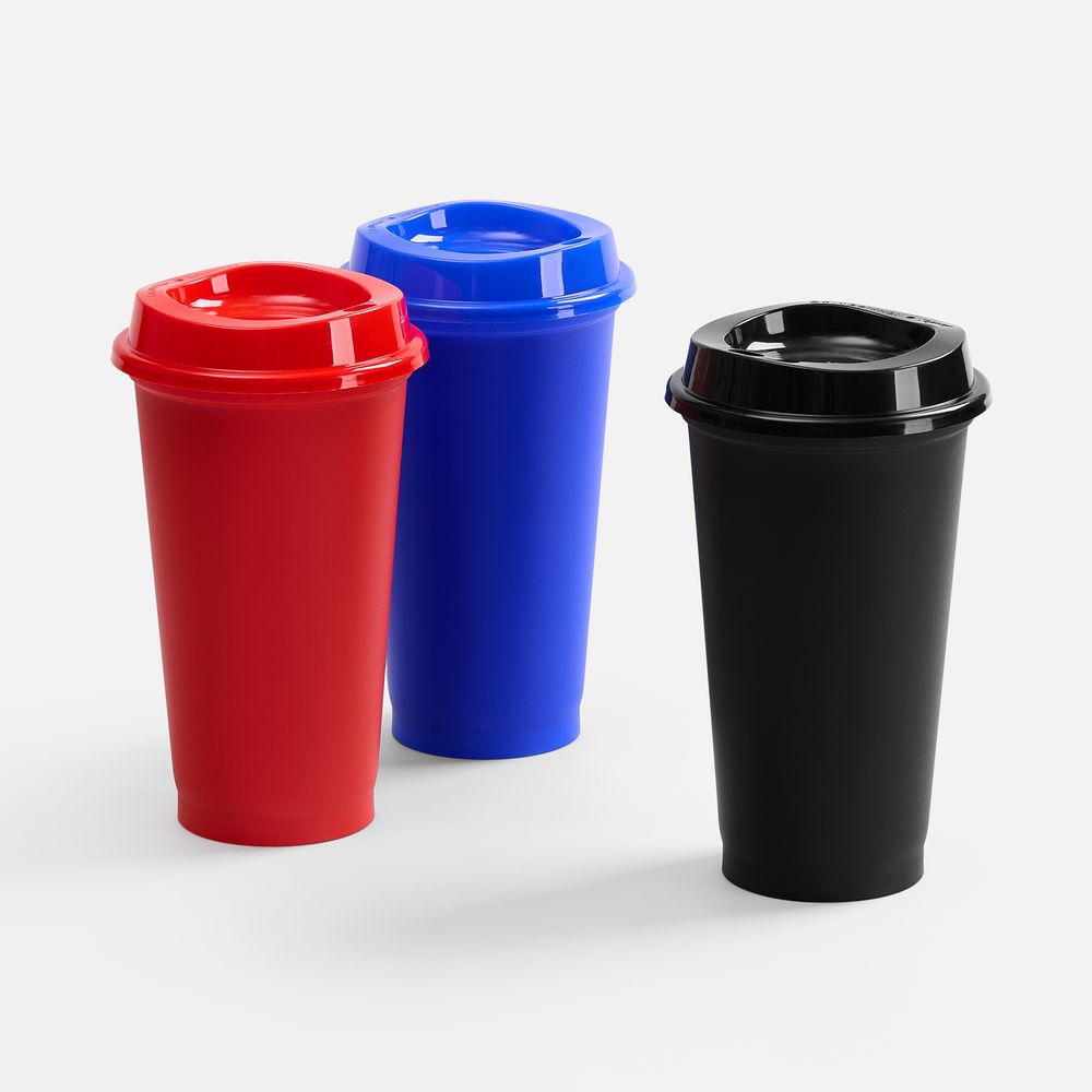 Стакан с крышкой Color Cap, ver.2, синий_2