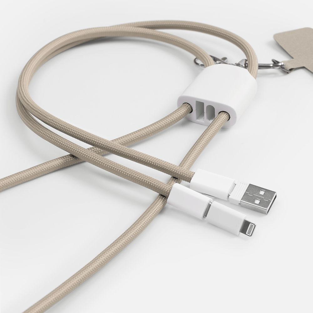Кабель-ланьярд energyFlex Pro, серо-бежевый_3
