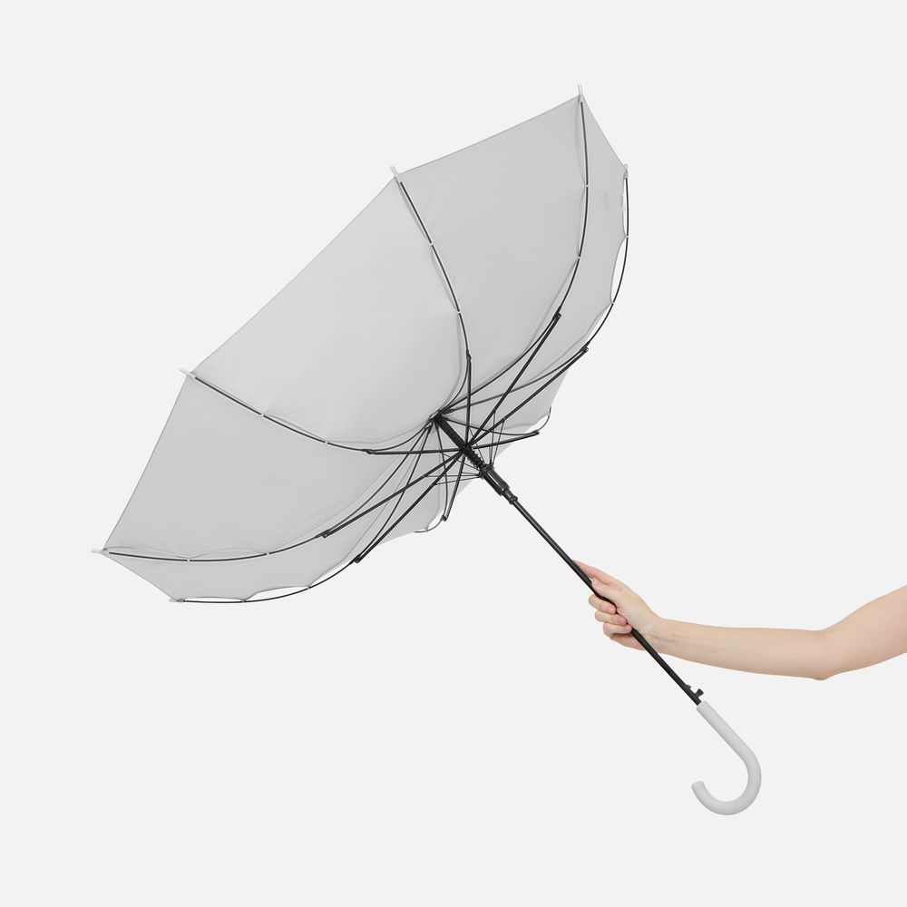 Зонт-трость Jolly Brolly, светло-серый_5