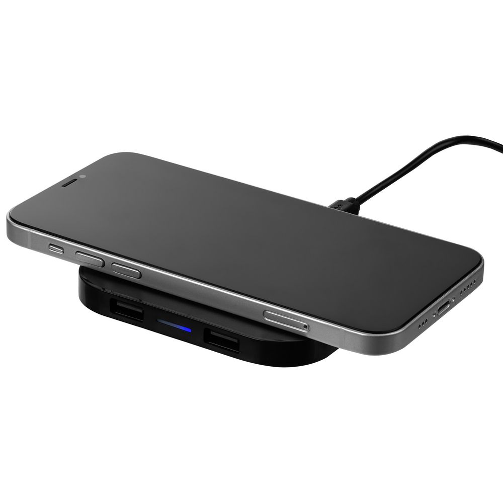 Беспроводное зарядное устройство Interra Plus, черное_6
