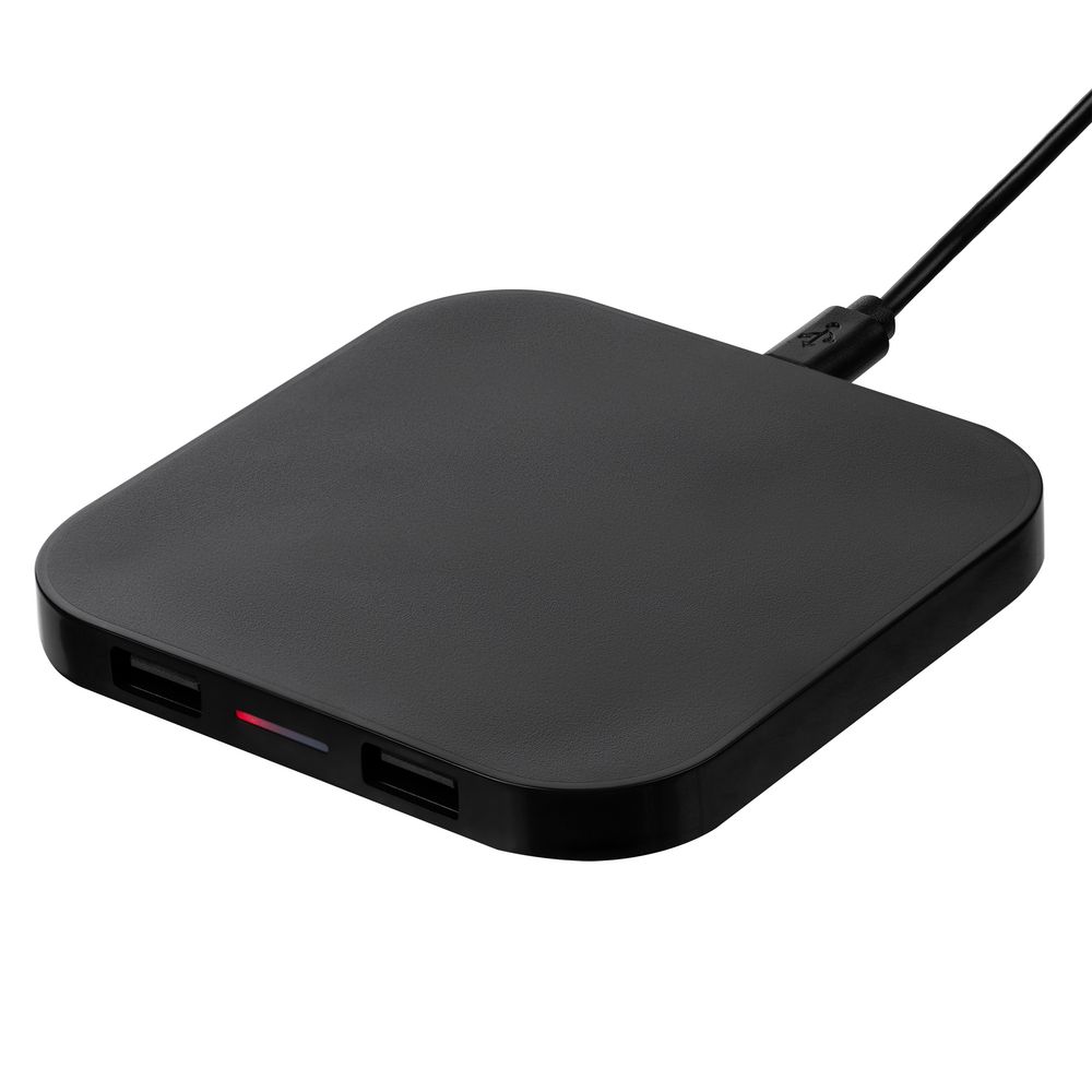 Беспроводное зарядное устройство Interra Plus, черное_1
