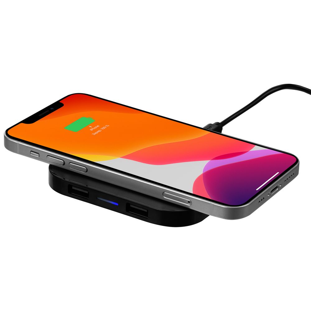 Беспроводное зарядное устройство Interra Plus, черное_7