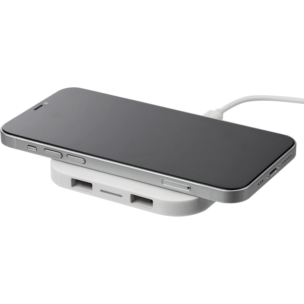 Беспроводное зарядное устройство Interra Plus, белое_6