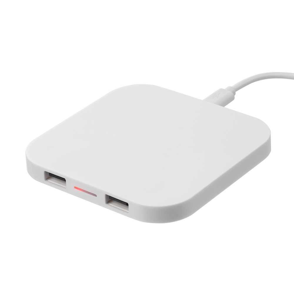 Беспроводное зарядное устройство Interra Plus, белое_5
