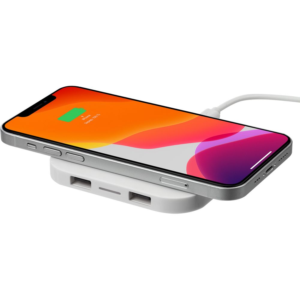 Беспроводное зарядное устройство Interra Plus, белое_7