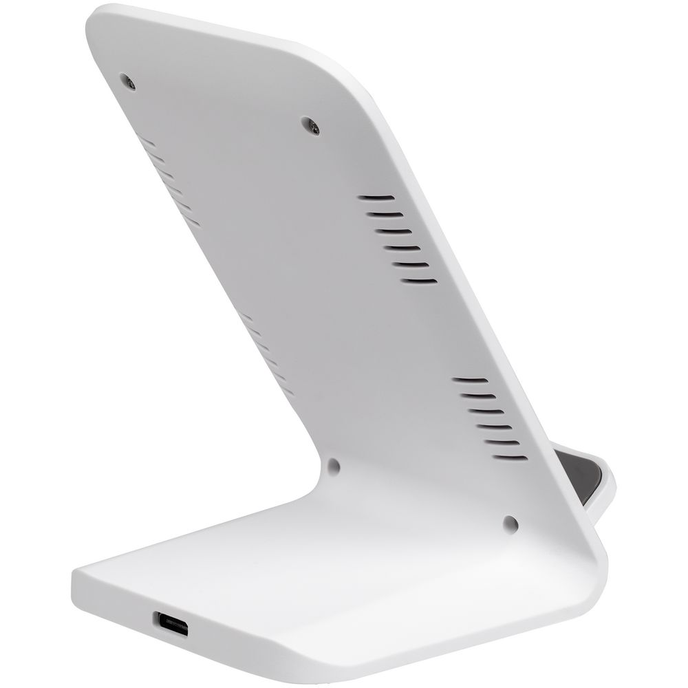 Беспроводное зарядное устройство с быстрой зарядкой Overtop, белое_2