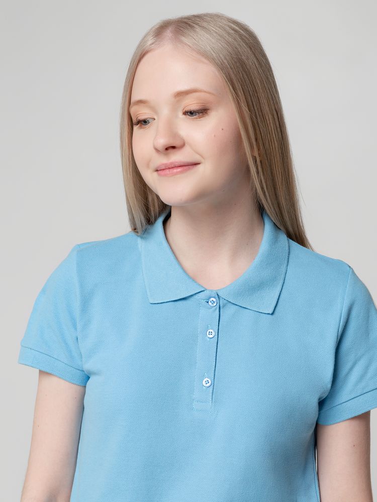 Рубашка поло женская Virma Lady, голубая_6