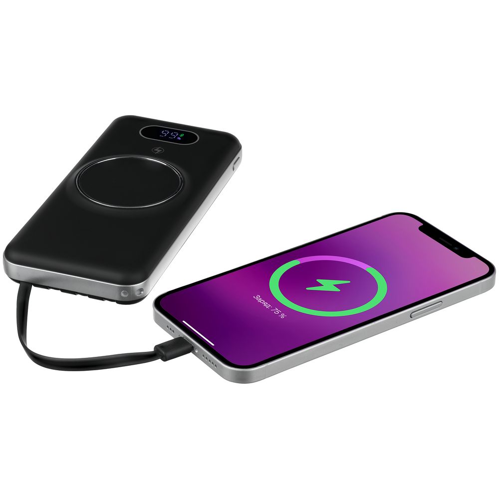 Внешний аккумулятор Omni Pro 10000 мАч, черный_5