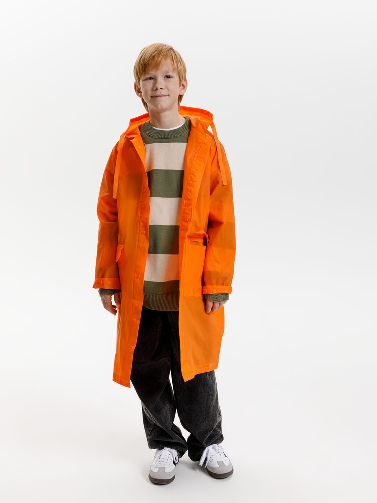 Дождевик детский RainDrop Kids, оранжевый_6