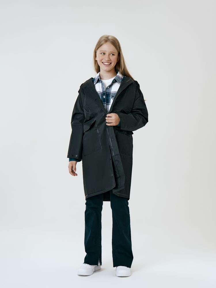 Дождевик детский RainDrop Kids, черный_6