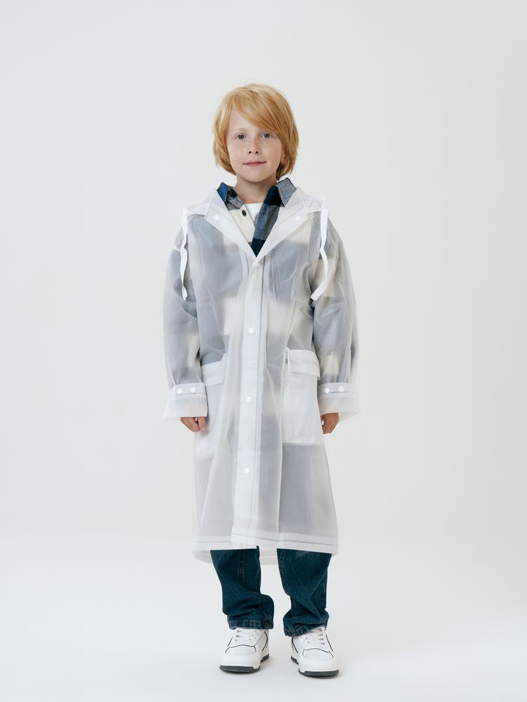 Дождевик детский RainDrop Kids, белый_9