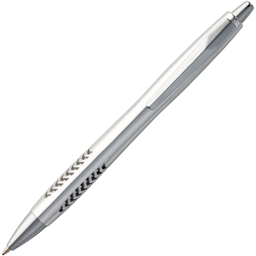 Ручка шариковая Barracuda, серебристая_1