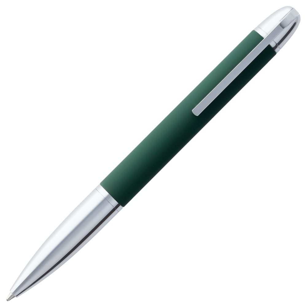 Ручка шариковая Arc Soft Touch, зеленая_1