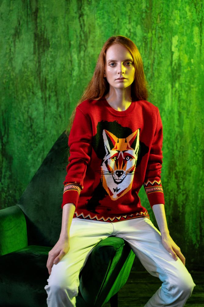 Джемпер Totem Fox, красный_5