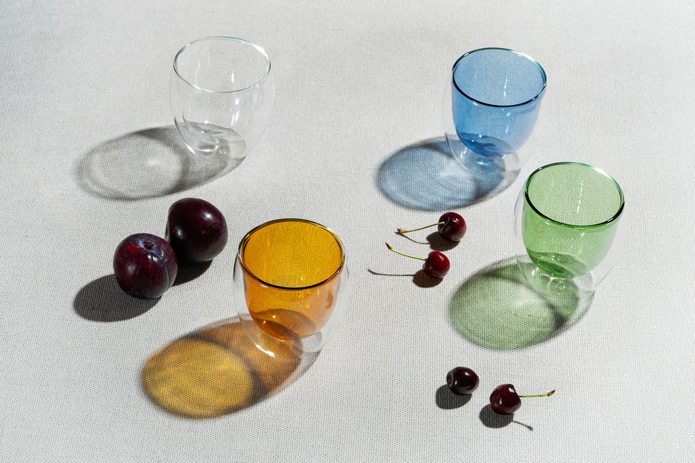 Стакан с двойными стенками Glass Bubble, бесцветный_3
