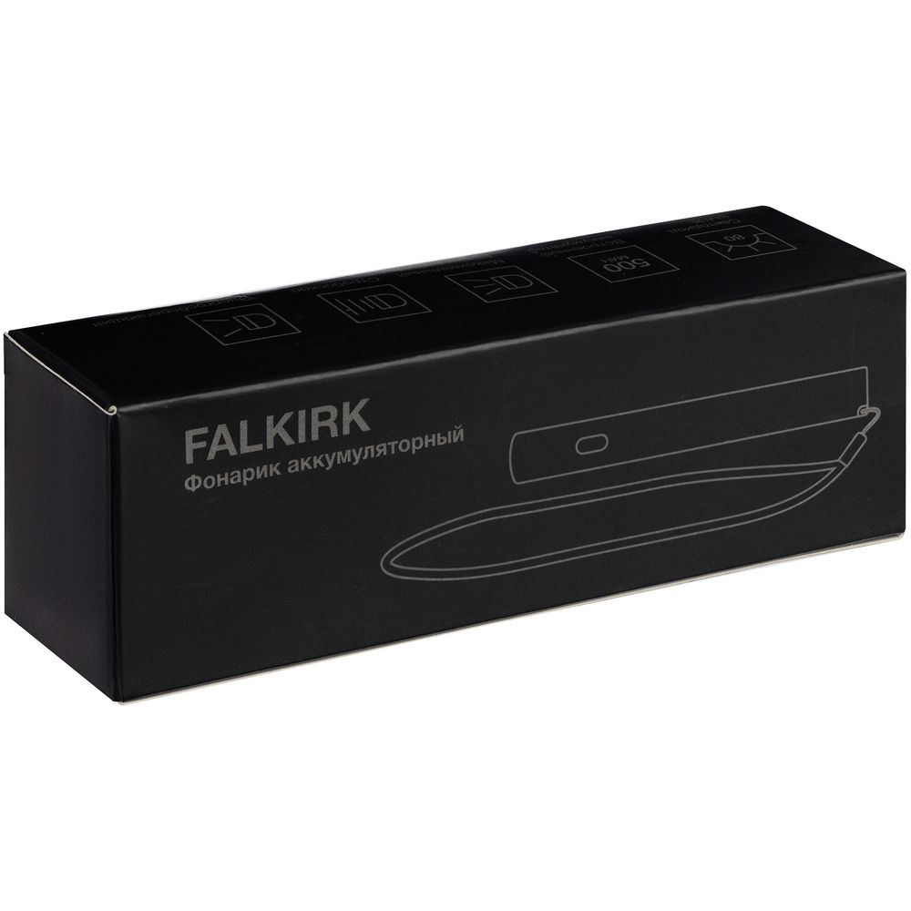 Фонарик аккумуляторный Falkirk, белый_6