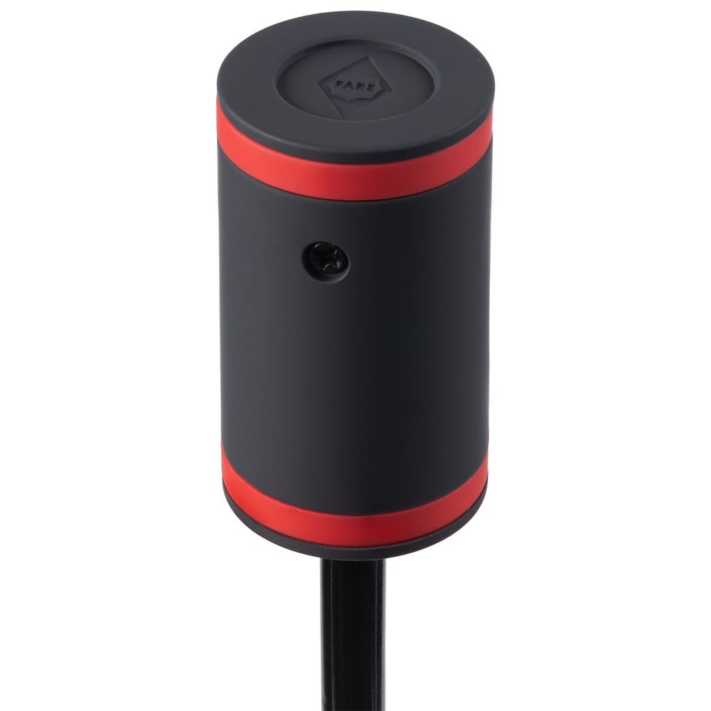 Зонт складной AOC Mini с цветными спицами, красный_2