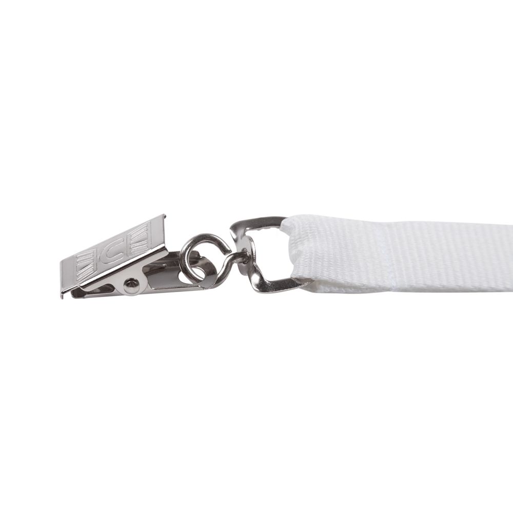 Лента для бейджа Neckband, белая_1