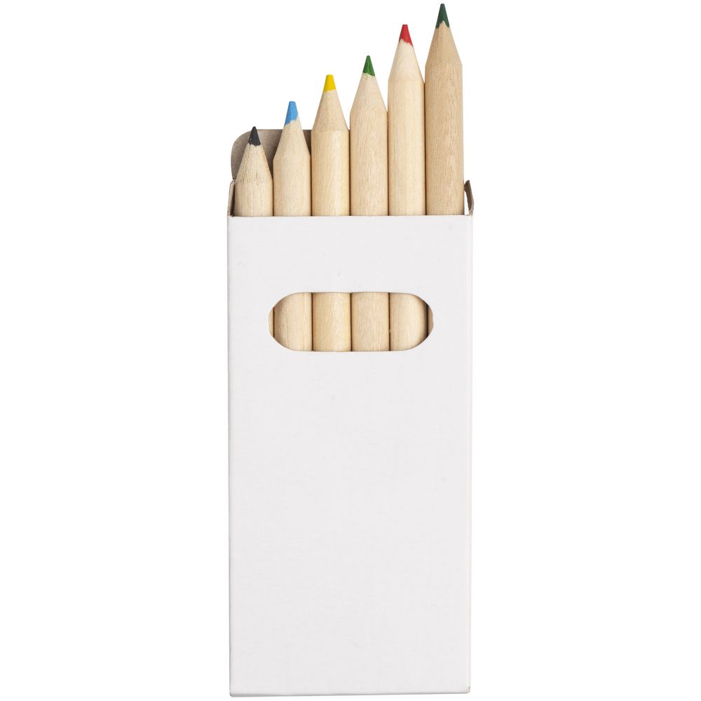 Набор цветных карандашей Pencilvania Mini, белый_0