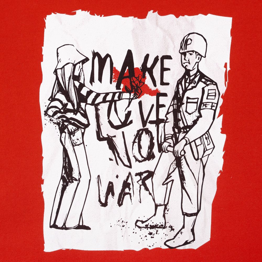Толстовка Make Love, красная_3