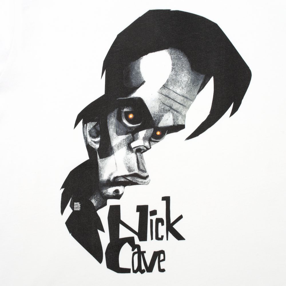 Футболка «Меламед. Nick Cave», белая_1