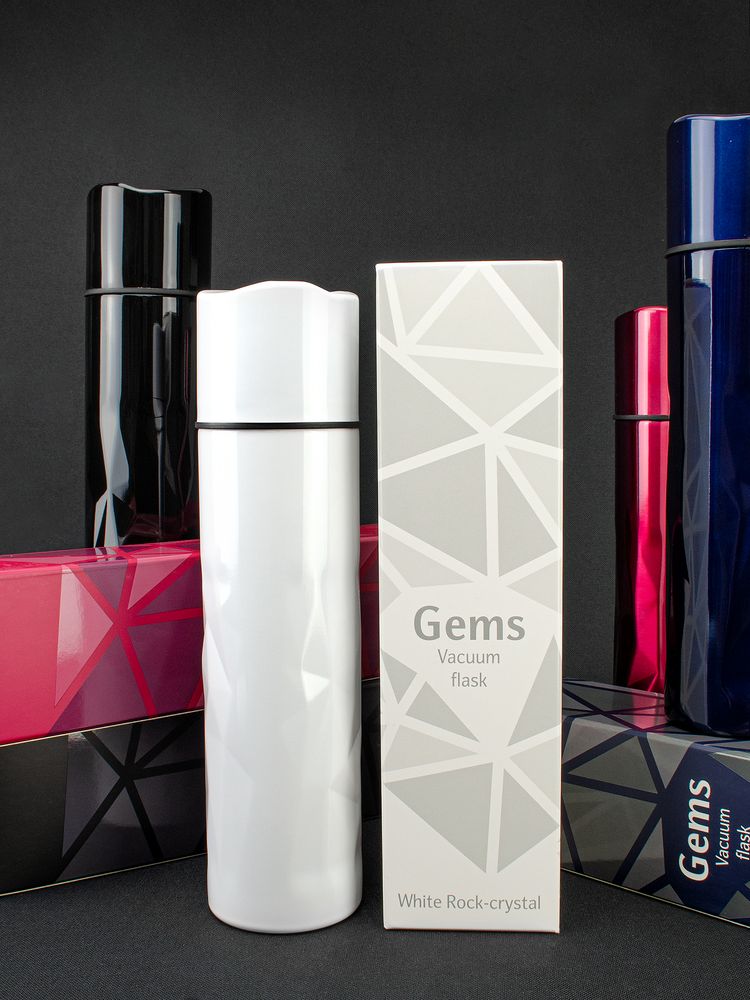 Термос Gems White Rock Crystal, белый горный хрусталь_9