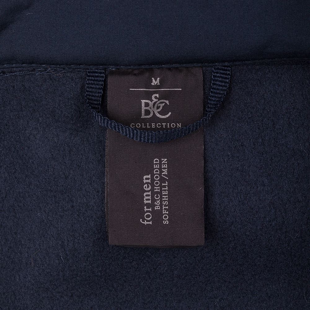 Куртка мужская Hooded Softshell темно-синяя_6