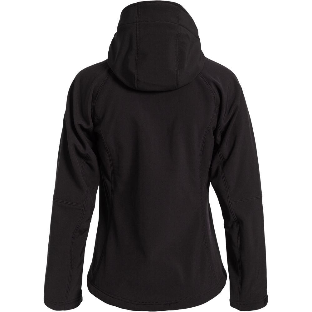Куртка женская Hooded Softshell черная_1