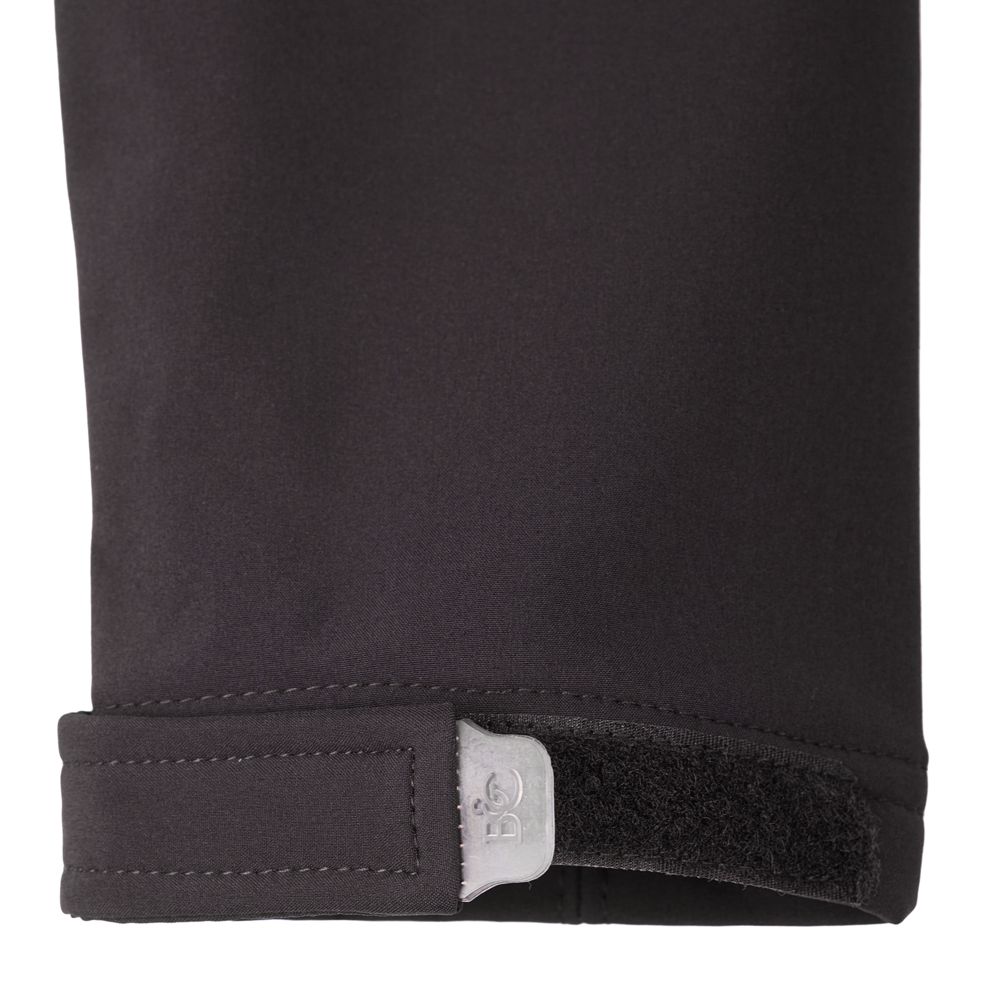 Куртка женская Hooded Softshell черная_4
