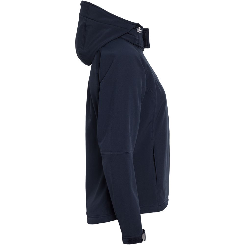 Куртка женская Hooded Softshell темно-синяя_0