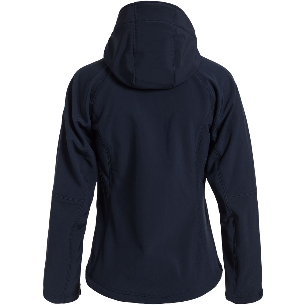 Куртка женская Hooded Softshell темно-синяя_1