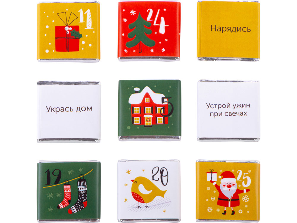 Шоколадный адвент-календарь «Festive»_4