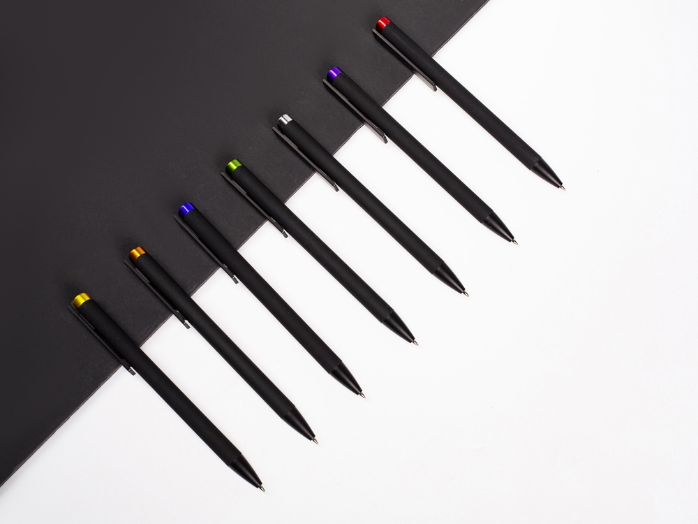 Ручка металлическая шариковая «Taper Metal» soft-touch_4