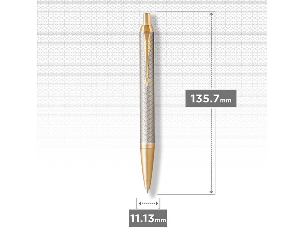 Ручка шариковая Parker IM Premium, серый_4