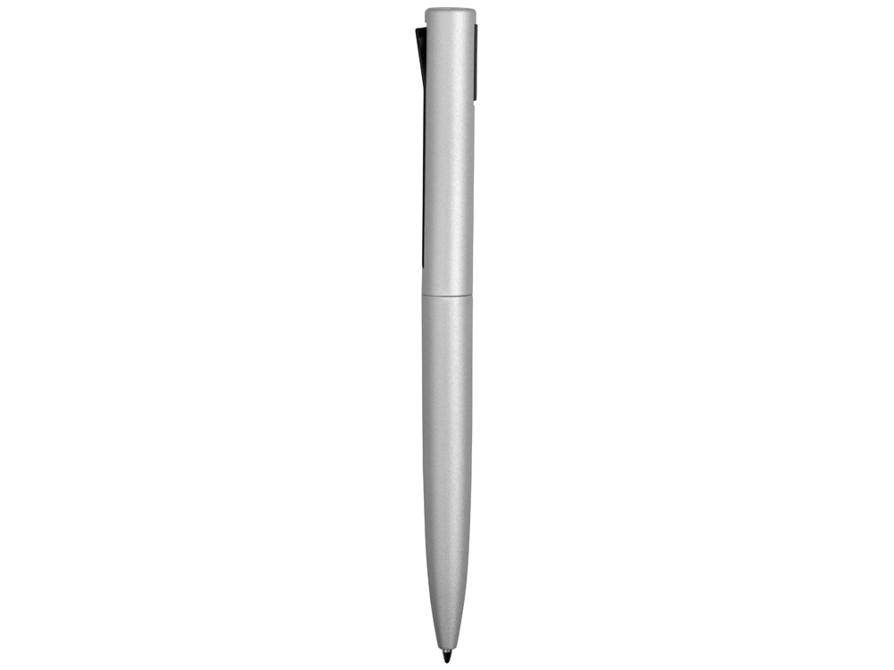 Ручка металлическая шариковая «Bevel», серебристый_3