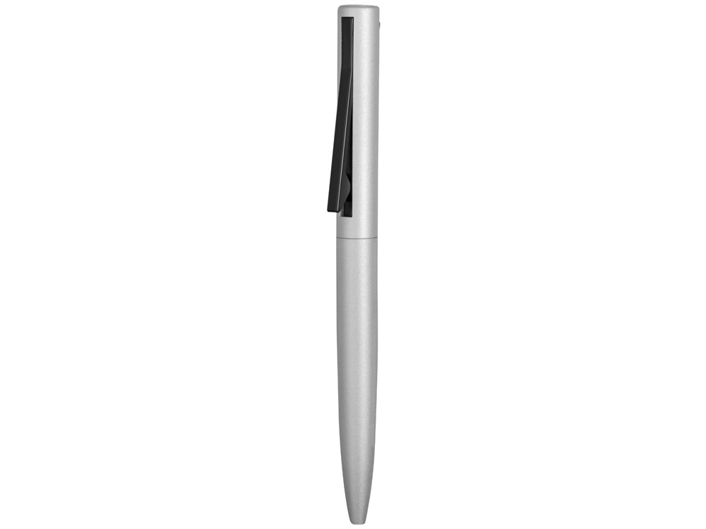 Ручка металлическая шариковая «Bevel», серебристый_1