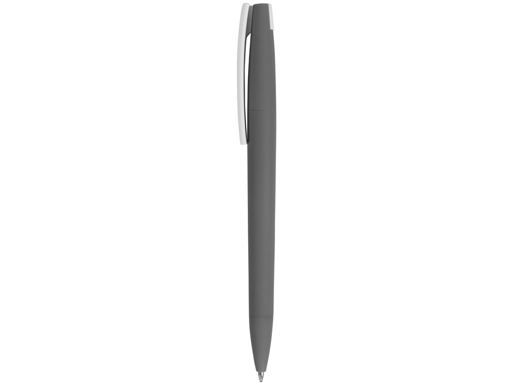 Ручка пластиковая soft-touch шариковая «Zorro», серый_2