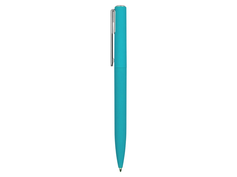 Ручка пластиковая шариковая «Bon» soft-touch, бирюзовый_2