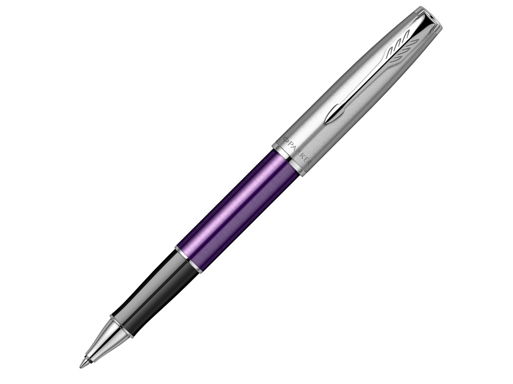 Ручка-роллер Parker «Sonnet Essentials Green SB Steel CT», серебристый