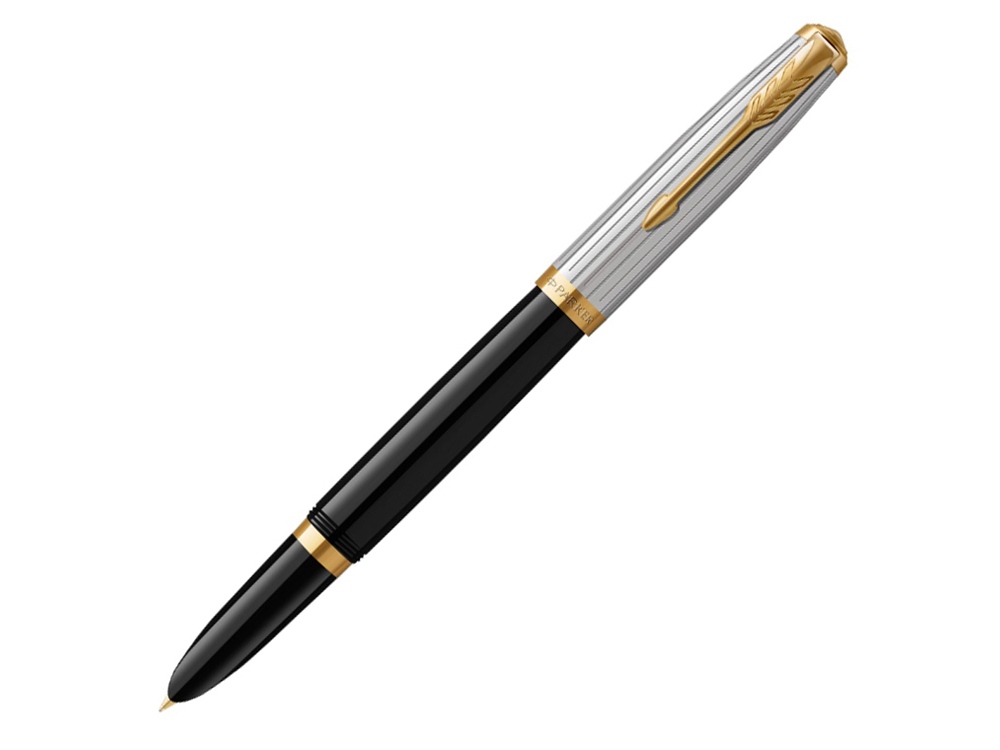 Ручка перьевая Parker 51 Premium, F/M, серебристый