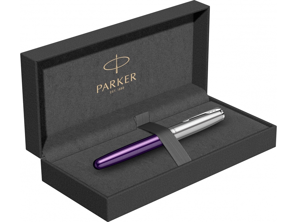 Ручка-роллер Parker «Sonnet Essentials Green SB Steel CT», серебристый_8