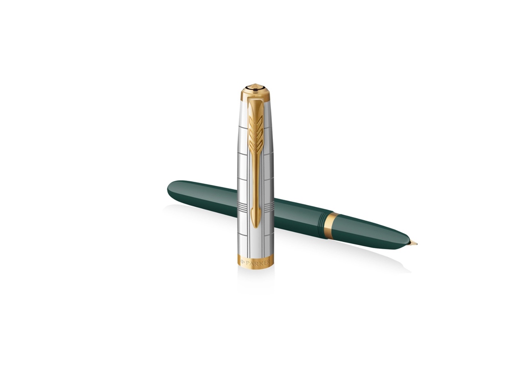Ручка перьевая Parker 51 Premium, F/M, зеленый_2