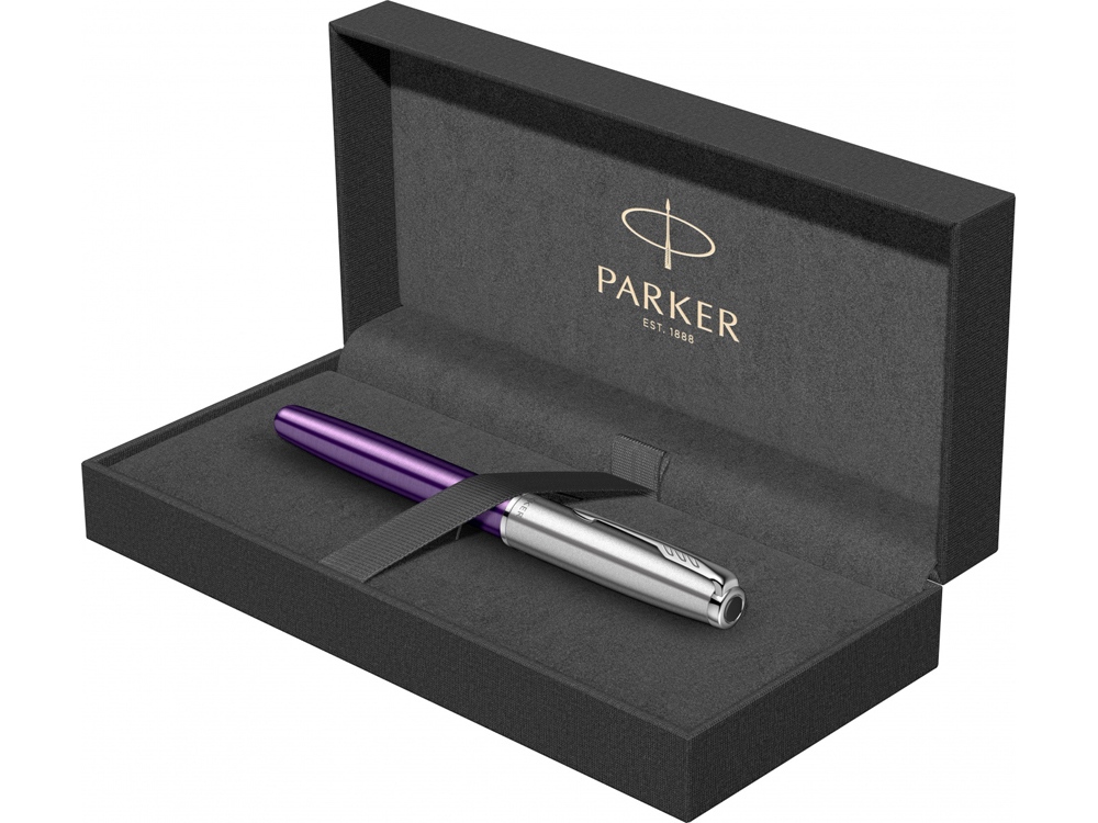 Ручка-роллер Parker «Sonnet Essentials Green SB Steel CT», серебристый_7
