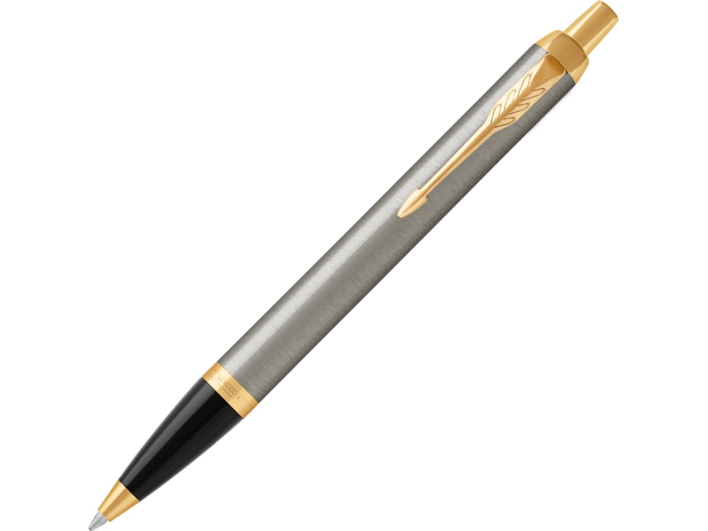 Ручка шариковая Parker «IM Core Black GT», серебристый